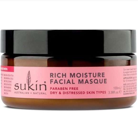 NEW Sukin Rich Hydrating Facial Masque FACE Mask Moisturizing Rosehip Dry Skin - Picture 2 of 5